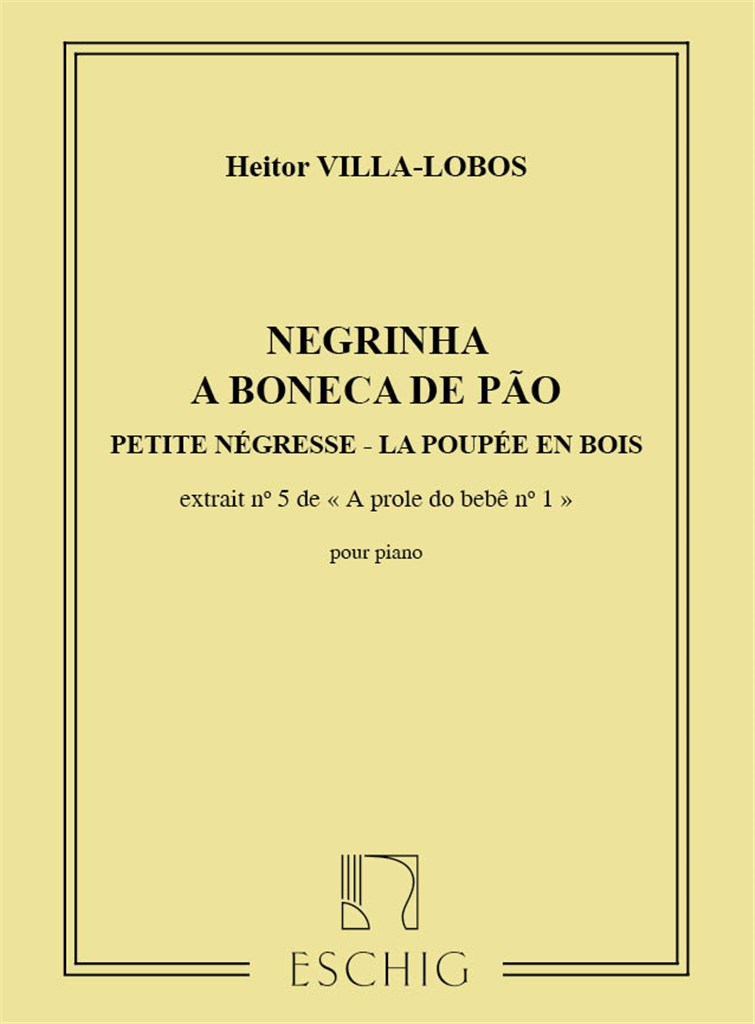 Villa-Lobos Prole De Bebe V1 N5 Petite Negresse